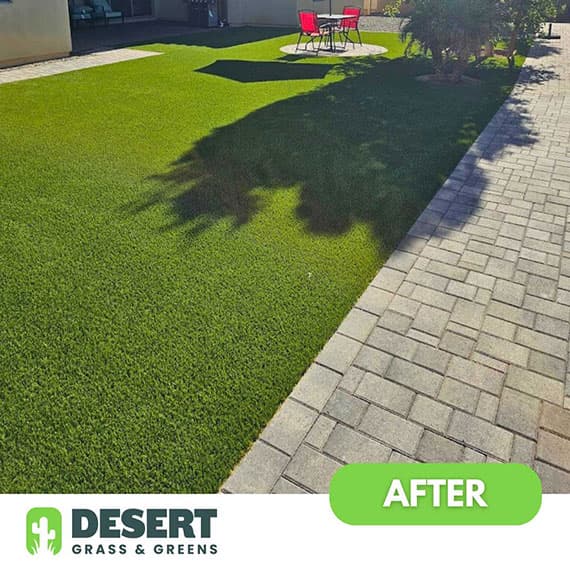 Artificial turf project near Mesa, Arizona